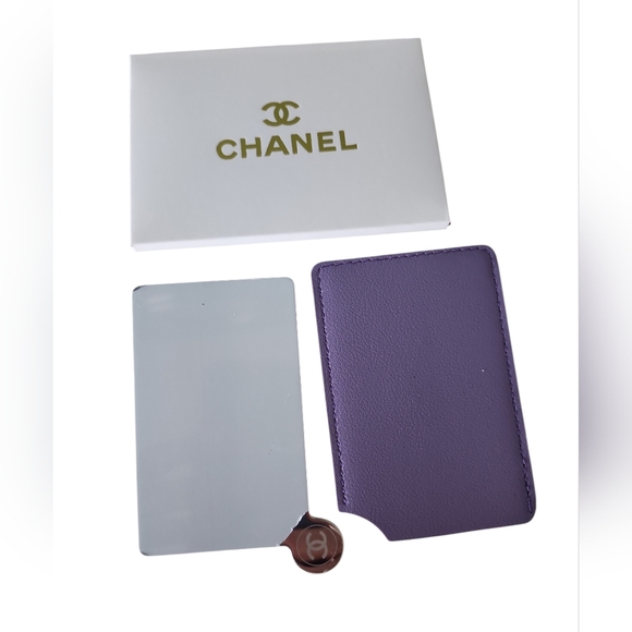 Chanel Purple Card Holder - Picture 3 of 4